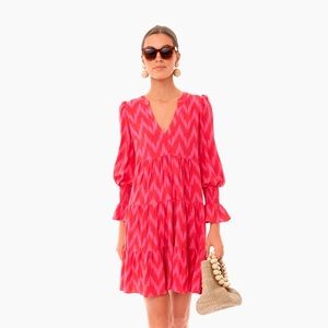Hot Pink Ikat Kenzo Dress, Pomander Place. From Tuckernuck, Size medium.
